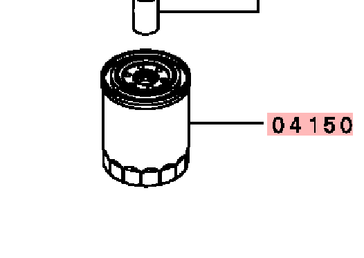 Mitsubishi Outlander Petrol/Diesel Oil Filter.