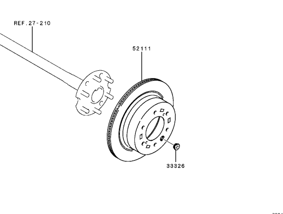 Mitsubishi Shogun Sport Rear Brake Disc Set