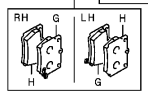 Mitsubishi Shogun Sport Rear Brake Pads.