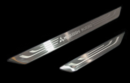 Mitsubishi Shogun Sport Door Entry Guards, Stainless Steel