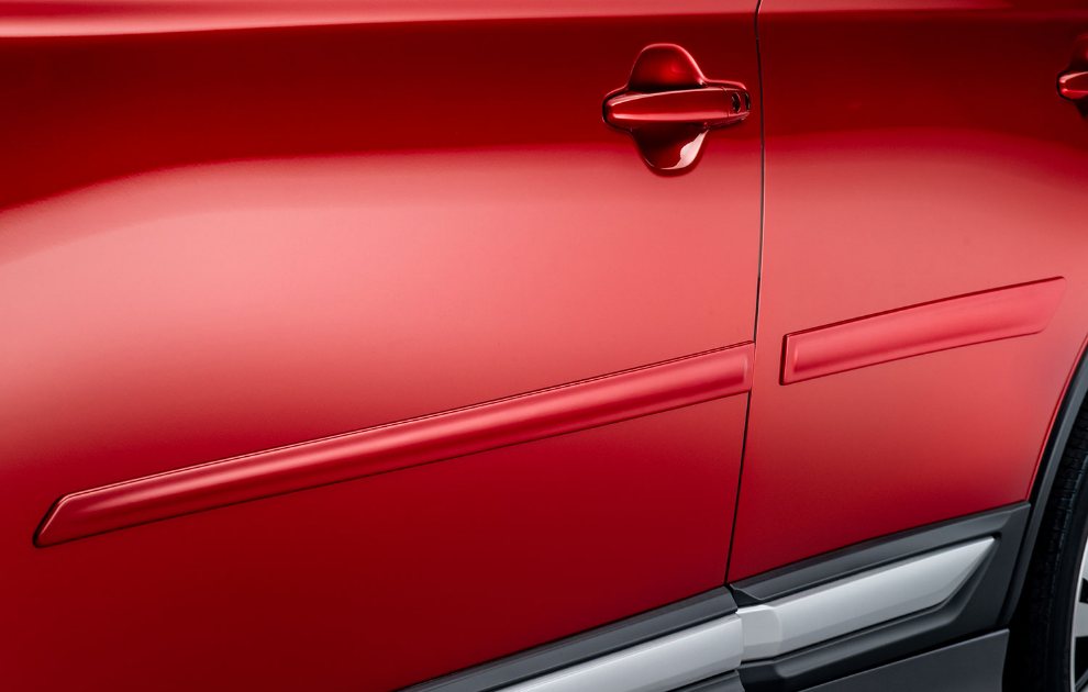 Mitsubishi Outlander Side Protection Mouldings - Amethyst Black, X42