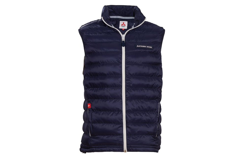 MITSUBISHI MOTORS BODY WARMER, BLUE-LINE