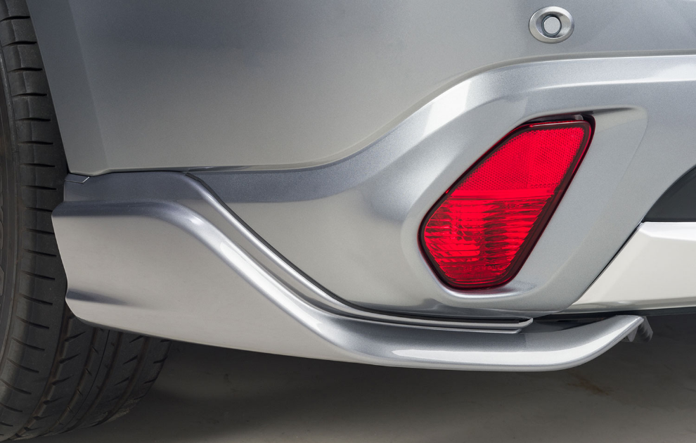 Mitsubishi Outlander Rear Airdam Kit (Corner Extensions) - Pearl White (W13)
