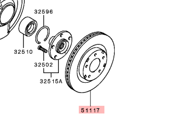 Mitsubishi ASX Front Brake Discs Set | Mitsubishi Brake Discs ...