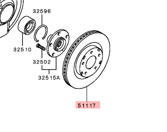 Mitsubishi ASX Front Brake Discs Set