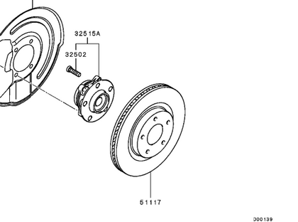 Mitsubishi Eclipse Cross Front Brake Disc Set
