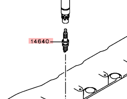 Mitsubishi Eclipse Cross Spark Plug Set X4.