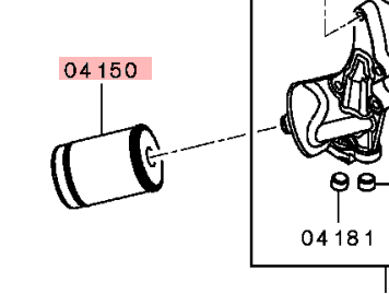 Mitsubishi L200 Series 5 Oil Filter.