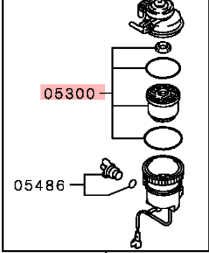 Mitsubishi L200 Series 5/6 Fuel Filter.