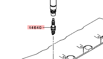 Mitsubishi Lancer Evolution X Spark Plug Set X4