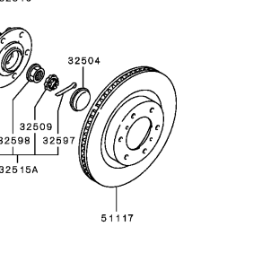 Mitsubishi Shogun Front Brake Disc