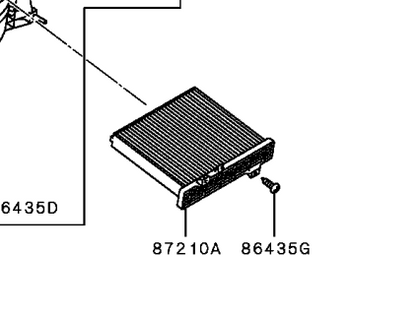Mitsubishi Shogun 3.2 Diesel Pollen Filter