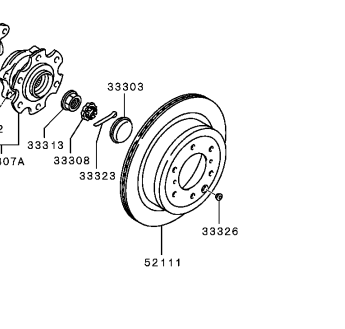 Mitsubishi Shogun Rear Brake Discs
