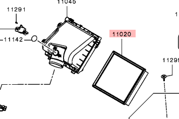 Mitsubishi Shogun Sport Air Filter.
