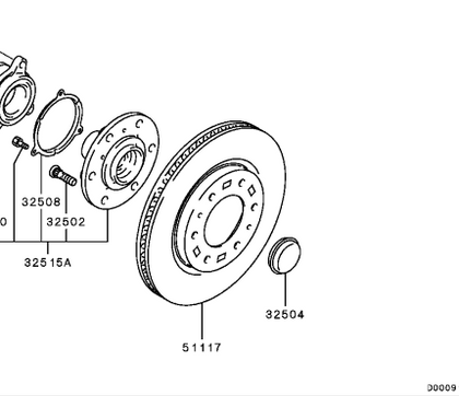 Mitsubishi Shogun Sport Front Disc Set