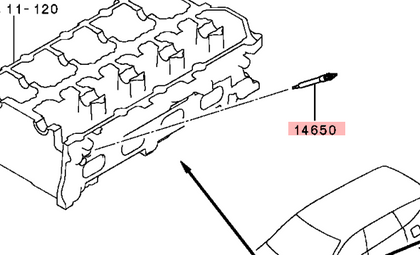 Mitsubishi Shogun Sport Glow Plug Set X4
