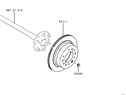 Mitsubishi Shogun Sport Rear Brake Disc Set