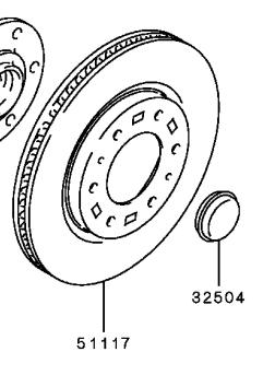 Mitsubishi L200 (S6) Front Brake Disc Set