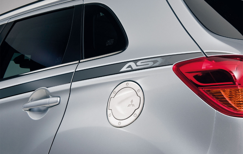 Mitsubishi ASX Body Striping, Dark Co... | Mitsubishi Exterior Styling ...