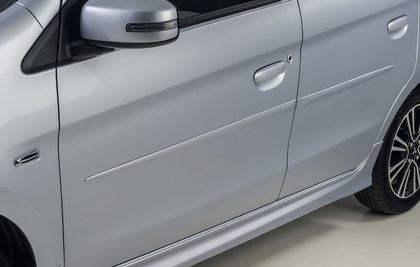 Mitsubishi Mirage Side Protection Mouldings - Pop Green - F24