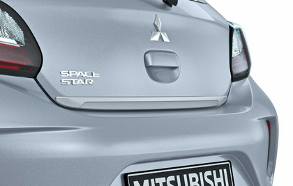 Mitsubishi Mirage Tailgate Garnish, Silver
