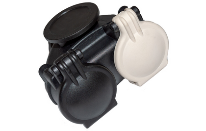 Mitsubishi Towbar Electrics Adaptor, 13 Pin To Twin (Aux)