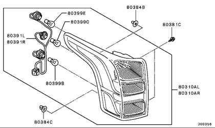 LAMP ASSY,COMBINATION,RR R