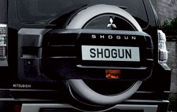 Mitsubishi Shogun Spare Wheel Cover, Double Shell- Chromed