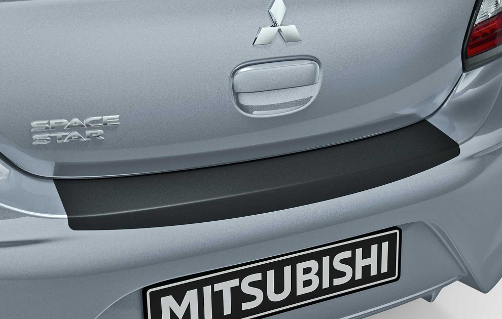 Mitsubishi Mirage Rear Bumper Protection Foil (Black)