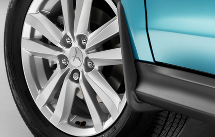 Mitsubishi ASX Mudguard Set, Front